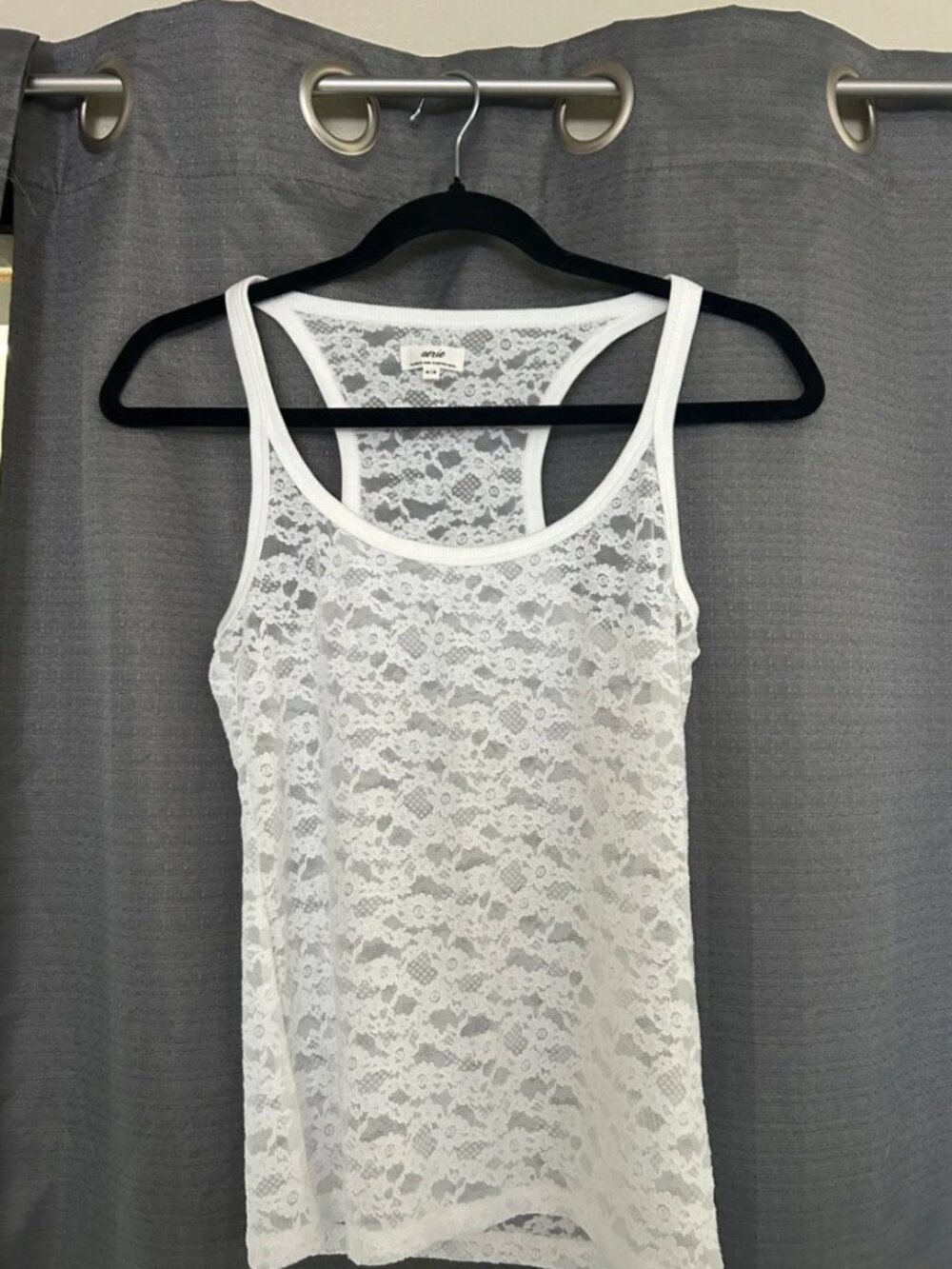 Aerie Easy Does It Vintage Lace Tank Top